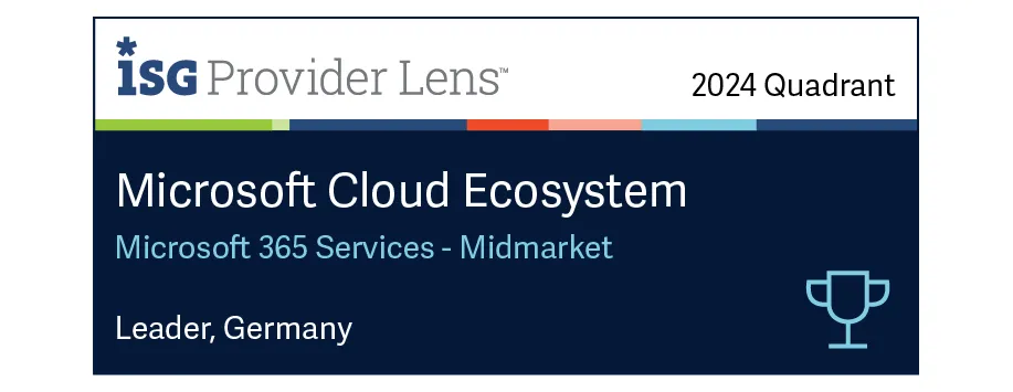 ISG Provider Lens Microsoft Cloud Ecosystem 2024 - Leader Microsoft 365 Services - Midmarket
